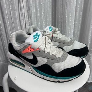 Nike Air Max with Black, White, and Teal Highlights